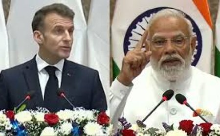 'भारत-फ्रांस बनाएंगे एवरेस्ट की ऊंचाई तक उड़ाने वाला हेलीकॉप्टर',  मैक्रों के साथ प्रेस कांफ्रेंस में पीएम मोदी का ऐलान
