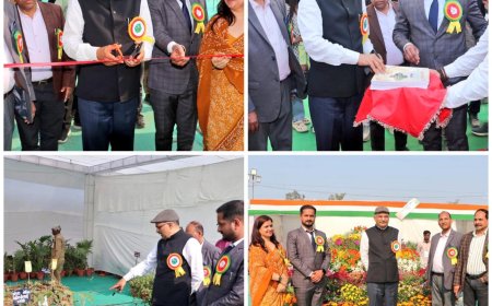 ताज महोत्सव में प्रकृति का रंगोत्सव,मण्डलीय फल-शाकभाजी एवं पुष्प प्रदर्शनी ने बिखेरी इन्द्रधनुषी छटा