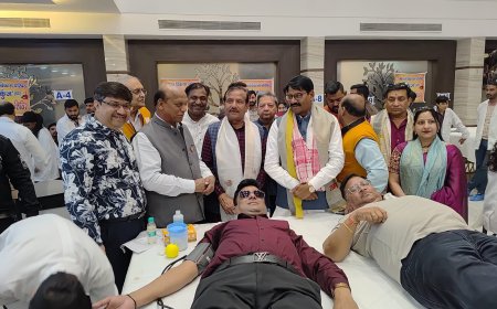 भारत विकास परिषद की निकुंज शाखा ने रचा इतिहास, 13वें शिविर में 1000 यूनिट रक्तदान के साथ बनाया नया कीर्तिमान