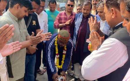 विधायक खंडेलवाल की निधि से 36 लाख के दो कार्यों का शिलान्यास, जयराम बाग की सड़क और कर्मयोगी कॉलोनी का पार्क बदलेगा स्वरूप