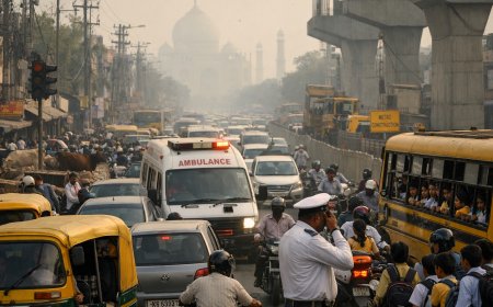 भोंपुओं की जेल में कैद आगरा: ट्रैफिक अराजकता, प्रशासनिक नाकामी और नागरिक जीवन पर मंडराता संकट तंत्र को क्यों नजर नहीं आता