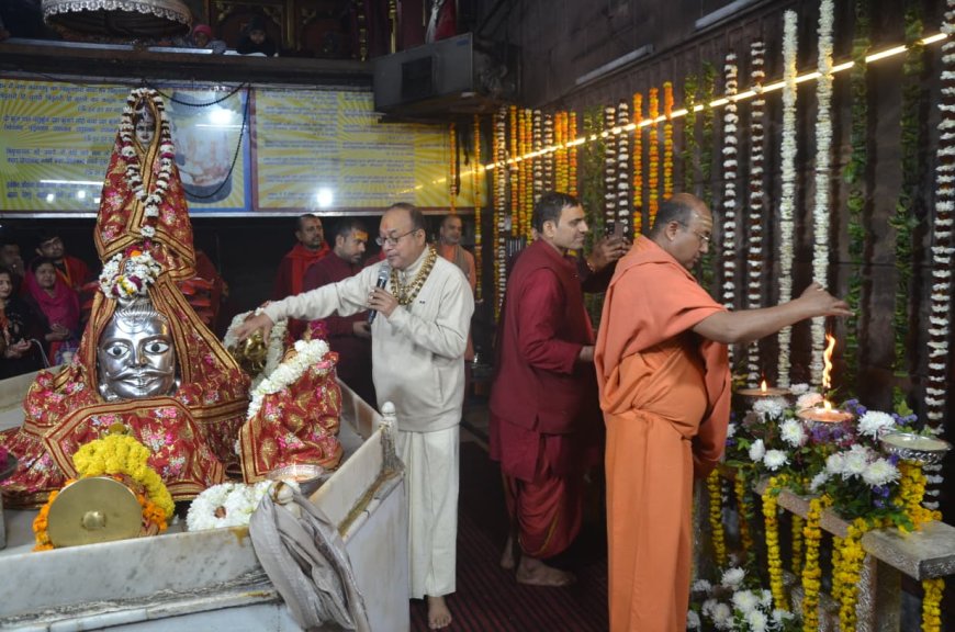 माघ पूर्णिमा पर आगरा के श्रीमनःकामेश्वर मंदिर में 11 रुद्र अखंड ज्योति रजतावरण का जीर्णोद्धार, वैदिक विधि से सिद्ध हुआ मनोरथ