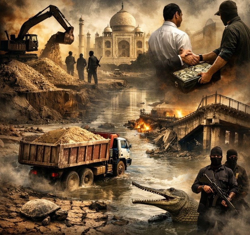 यमुना, चंबल से कावेरी तक, रेत माफिया से हार गई सरकार