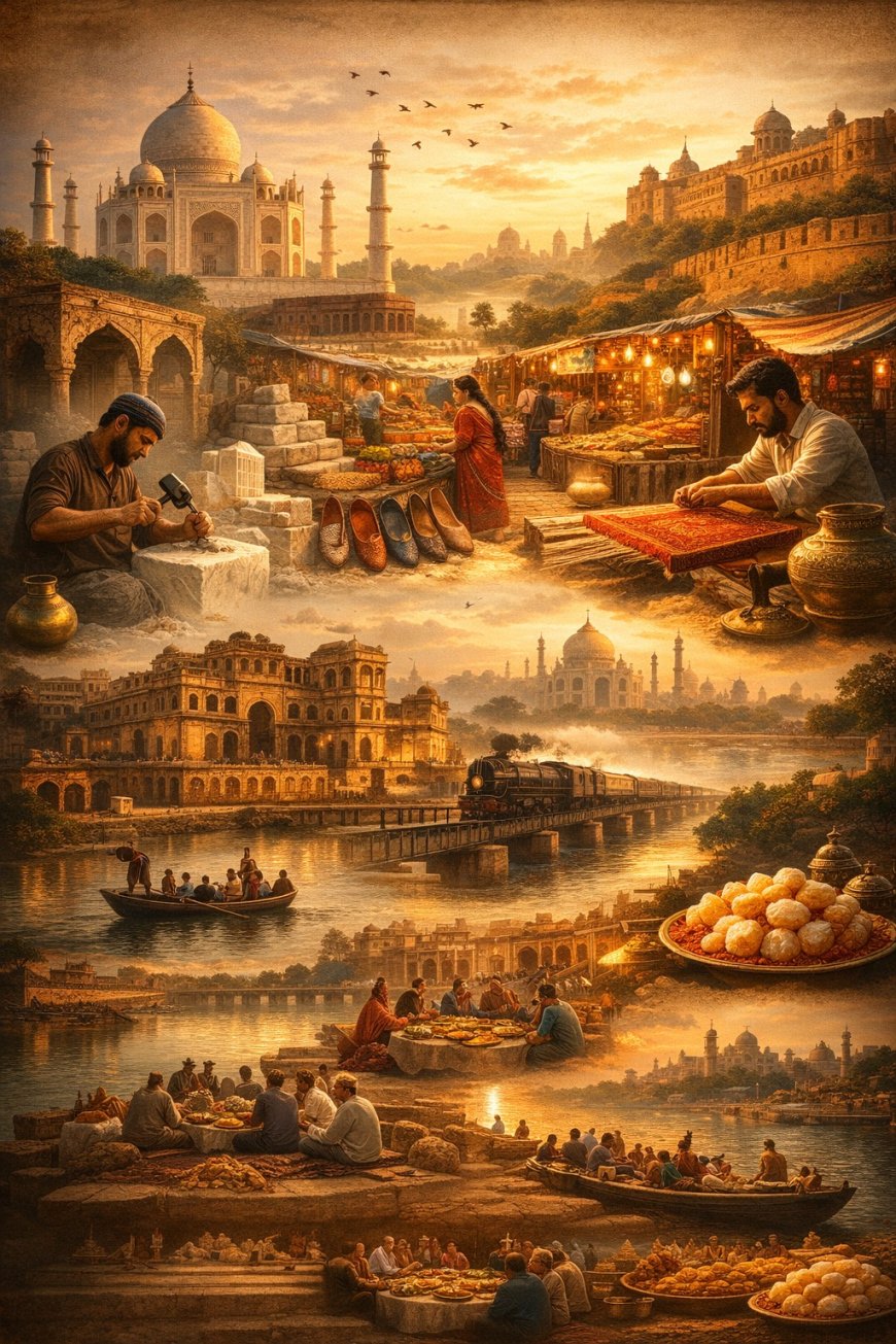 ताज से परे आगरा की धड़कन: संगमरमर की छाया में दबी वह सभ्यता, जो आज भी इतिहास, हुनर और आत्मसम्मान के साथ जीवित है