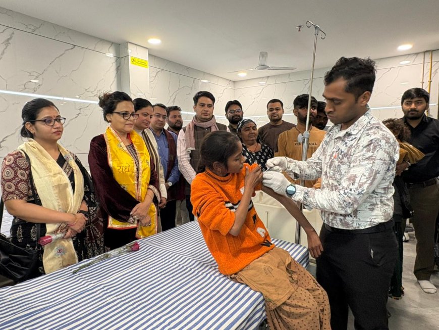 सर्वाइकल कैंसर के खिलाफ जागरूकता: सहृदय फाउंडेशन का तीसरा टीकाकरण शिविर