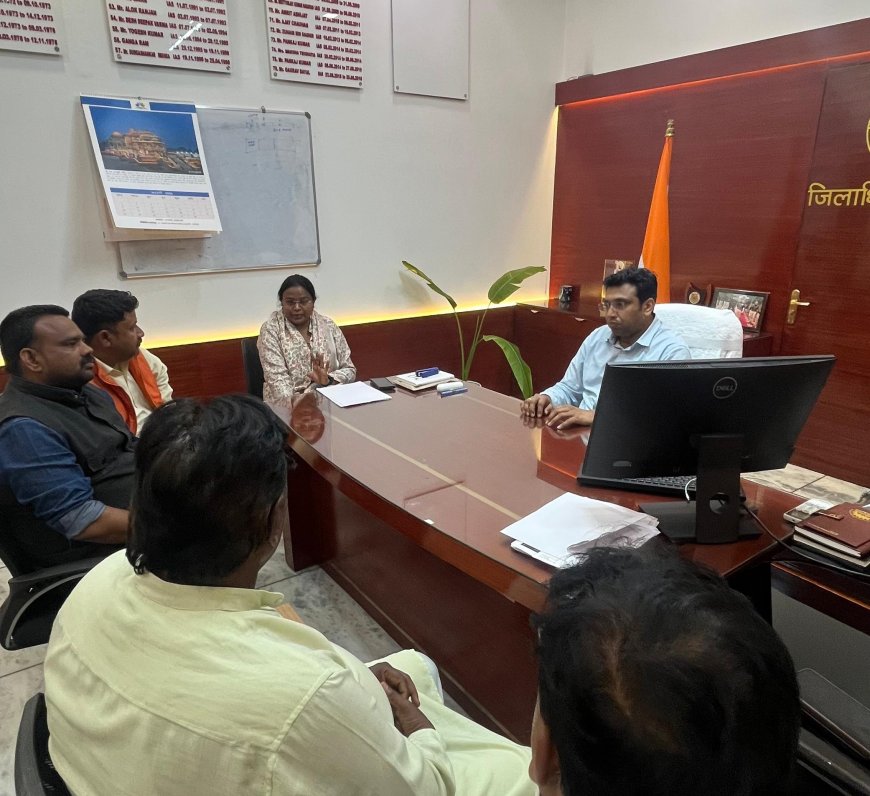 धोबी वाली बगीची के जमीन संबंधी में विवाद में मेयर ने दिया दखल, डीएम से मुलाकात कर की ठोस कार्रवाई की मांग