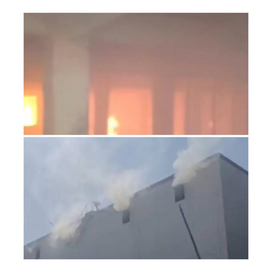 डौकी के रामाशीश कोल्ड स्टोरेज में शॉर्ट सर्किट से भड़की आग, लाखों का वारदाना राख