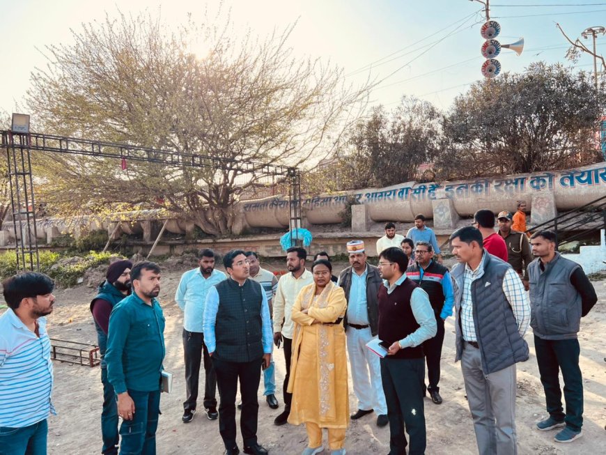 ताज महोत्सव के दौरान दस दिन होगी यमुना महाआरती, नगर निगम काशी-हरिद्वार की तर्ज पर करेगा आयोजन, मेयर ने लिया तैयारियों का जायजा