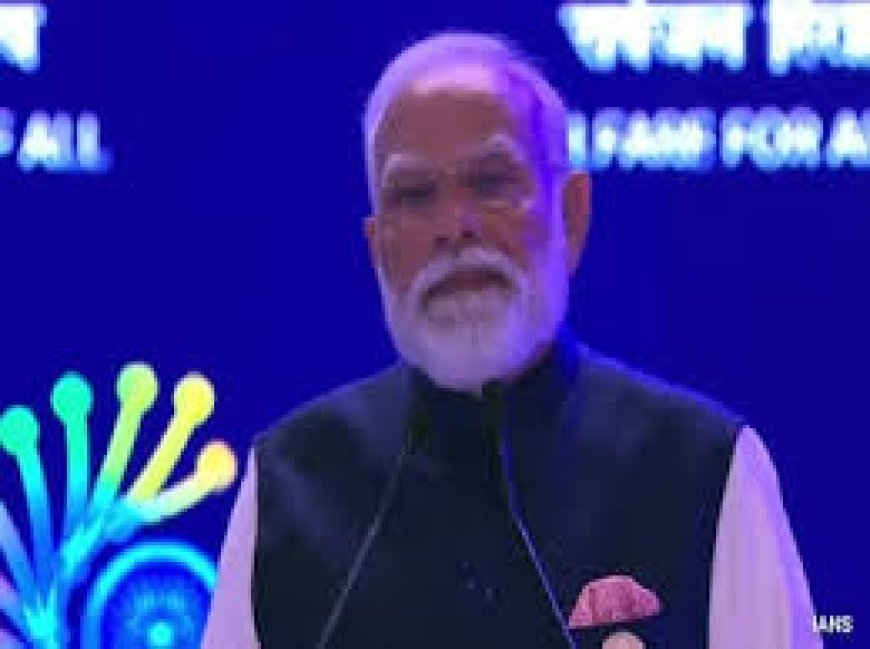 पीएम मोदी ने इंडिया एआई समिट में पेश किया मानव विजन,  बोले,  'एआई से भविष्य, जिम्मेदारी जरूरी'