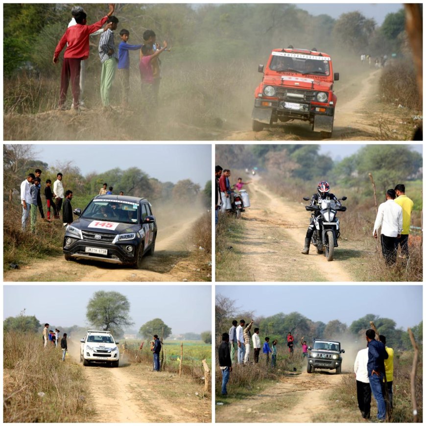 आगरा से झांसी तक रोमांच की गर्जनाः जंगल, डैम और दुर्गम पथों को चीरती एडवेंचर रैली ने लिखी साहस और संतुलन की कहानी