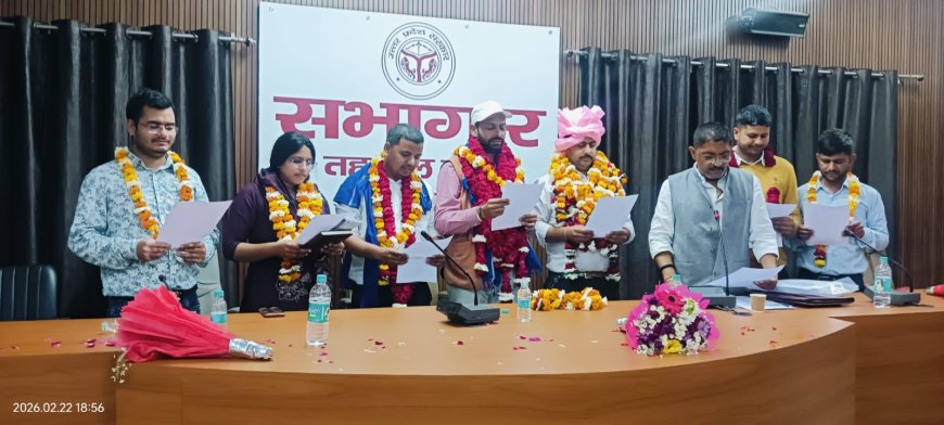 आगरा लेखपाल संघ चुनाव में वीरपाल सिंह चुने गए जिलाध्यक्ष