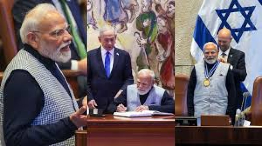 इजरायली संसद में पीएम मोदी ने कहा, जल्‍द दुनिया की टॉप 3 इकोनॉमी में होगा भारत,  इजरायल के साथ ट्रेड डील पर दिया हिंट