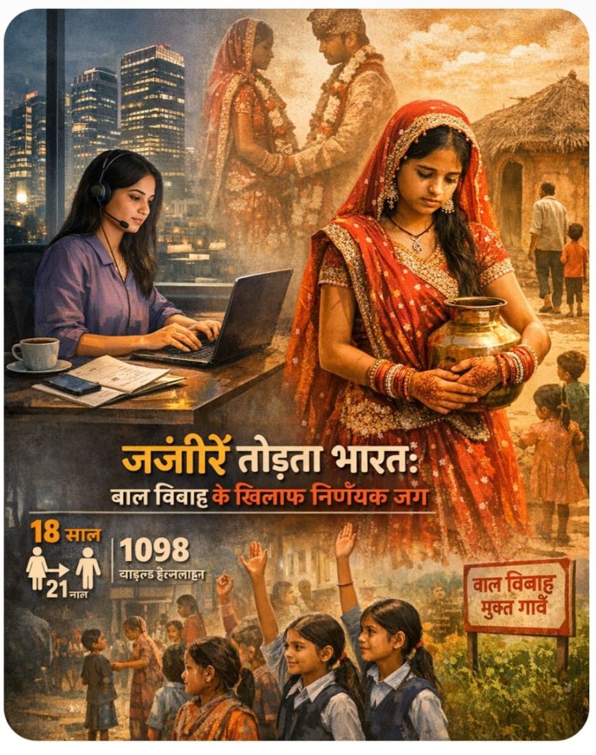 दो भारत की कहानी: जहां एक ओर सपनों को पंख मिलते हैं, वहीं दूसरी ओर बचपन अब भी रस्मों की बेड़ियों में जकड़ा हुआ है