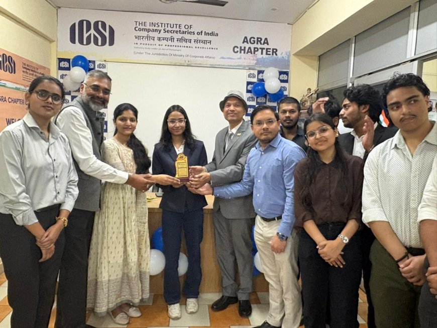 आगरा में आयोजित बौद्धिक संपदा अधिकार कार्यशाला ने सीएस विद्यार्थियों को दिया व्यवहारिक ज्ञान और करियर की नई दिशा