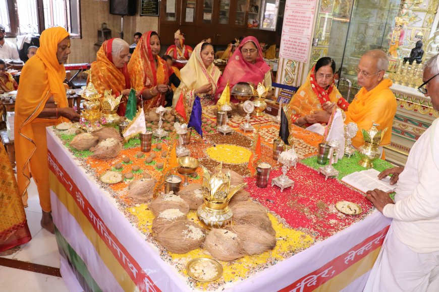 आगरा में जैन धर्म की आध्यात्मिक चेतना का महोत्सव, सिद्धचक्र विधान से लेकर तीर्थंकर माता–पिता के सम्मान तक भक्ति और उल्लास