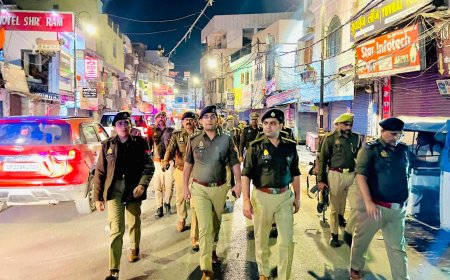 ड्रोन से छतों की निगरानी, पत्थर मिलने पर पुलिस सख्त; 166 साल पुरानी राम बारात पीएसी–आरएएफ पहरे में