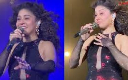 सुनिधि चौहान स्टेज पर फूट-फूट कर रोईं,  बोलीं- 'मेरी आवाज बहुत खराब'  है,  श्रोताओं से माफी भी मांगीं