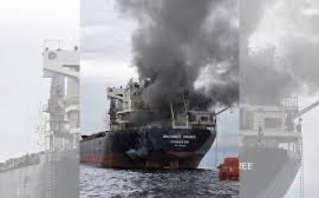 भारत आ रहे थाईलैंड के कार्गो शिप पर हमला, होर्मुज जलडमरूमध्य के पास दागे गए रॉकेट, लगी आग, 20 लोग बचाए गए