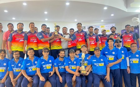 रोमांचक मुकाबले में ग्लैडिएटर्स की गर्जना: कंसिस्टेंट चैंपियंस को चार विकेट से हराकर वीआरपी ने जीती ट्रॉफी