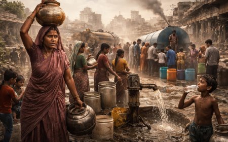 कैसा विकास? जब पीने के लिए शुद्ध पानी भी उपलब्ध न हो, पानी का हक कानून में भी दर्ज होना चाहिए