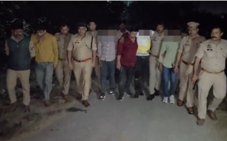 आगरा में सुनार को लूटने वाले तीन बदमाश पुलिस ने एनकाउंटर के बाद दबोचे, एक के पैर में गोली