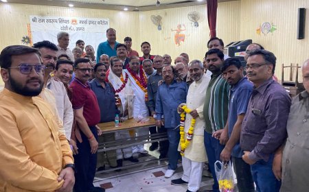 आगरा की श्री रामलीला कमेटी में फिर वही ‘कमांड’: विधायक पुरुषोत्तम खंडेलवाल अध्यक्ष और राजीव अग्रवाल महामंत्री चुने गये, दोनों की निर्विरोध हुई ताजपोशी