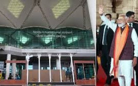 पीएम मोदी ने किया जेवर एयरपोर्ट का उद्घाटन, चारों फेज का काम पूरा होने पर एशिया का सबसे बड़ा एयरपोर्ट हो जाएगा