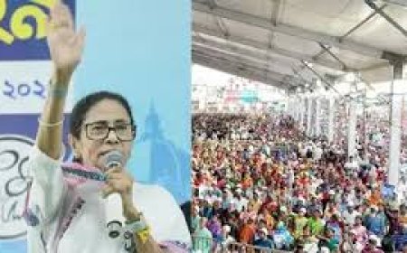 चुनावी रैली में ममता का हमला,  बीजेपी लोगों को मछली,  मांस और अंडा खाने से रोकना चाहती है   