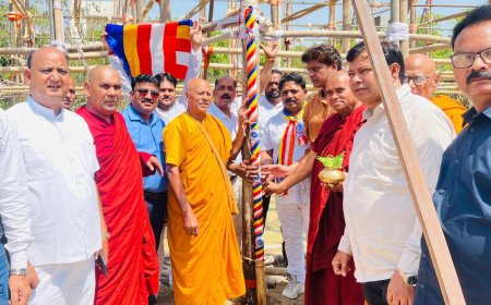 बोधित्व थीम पर सजेगी भीमनगरी: भूमि पूजन के साथ तैयारियों का आगाज़, प्रशासन पर लापरवाही का आरोप