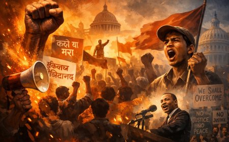 नारे की ताकत: जब शब्द बनते हैं चिंगारी और भीड़ बन जाती है इतिहास की धधकती आग