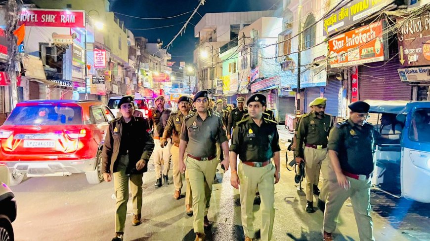 ड्रोन से छतों की निगरानी, पत्थर मिलने पर पुलिस सख्त; 166 साल पुरानी राम बारात पीएसी–आरएएफ पहरे में