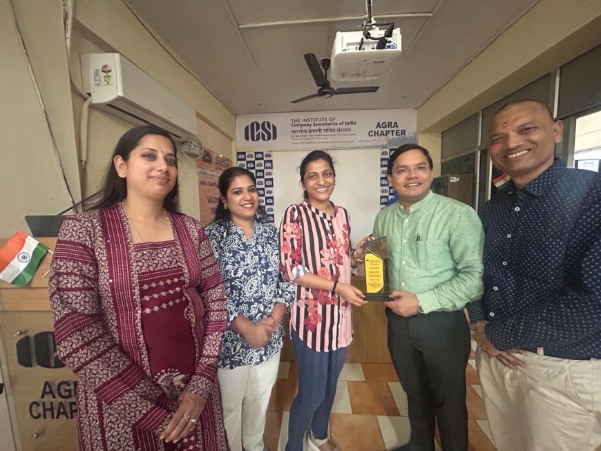 आगरा में वित्तीय साक्षरता कार्यशालाः सही सलाहकार के बिना डगमगा सकता है संगठन, वित्तीय समझ ही तय करती है सफलता की दिशा