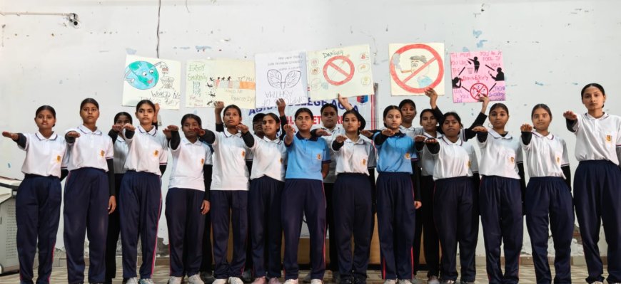 खुद को आग मत लगाइए: आगरा कॉलेज में ‘नो स्मोकिंग डे’ पर युवाओं ने उठाई मुहिम, तंबाकू के खिलाफ गूंजा जागरूकता संदेश