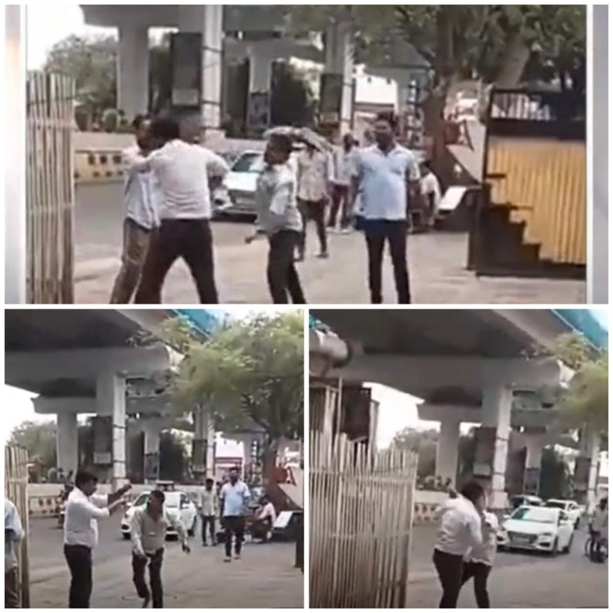 नगर निगम में ‘दंगल’, सफाई नायक और सेनिटरी इंस्पेक्टर की मारपीट का वीडियो वायरल होते ही मचा बवाल