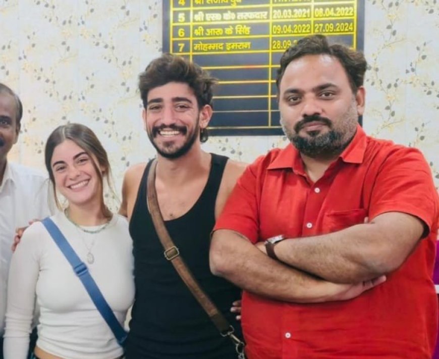 बरेली जंक्शन पर अतिथि देवो भवः की मिसाल, इजरायली पर्यटक बोले- वाह इंडियन रेलवे