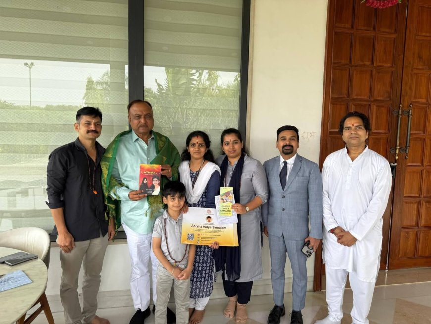 धर्म परिवर्तन और लव जिहाद पर आर्ष विद्या समाजम का सांसद नवीन जैन से संवाद, केरल से यूपी तक बढ़ती चिंताओं पर मांगा ठोस सहयोग