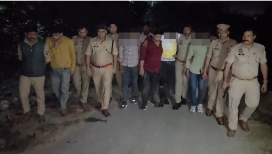 आगरा में सुनार को लूटने वाले तीन बदमाश पुलिस ने एनकाउंटर के बाद दबोचे, एक के पैर में गोली