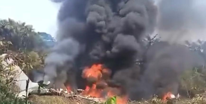 कोलंबिया में सैन्य विमान हादसा, 110 जवानों को लेकर उड़ा सी -130 हरक्यूलिस क्रैश