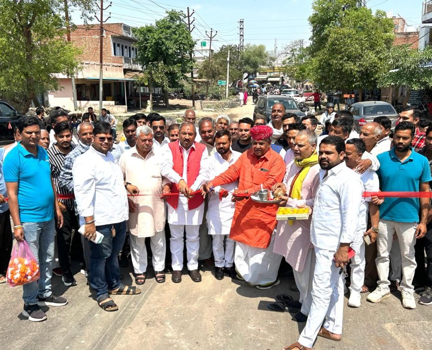 आगरा में हाईवे पर हीरालाल की प्याऊ का ओवरब्रिज खुला, विधायक चौ. बाबूलाल ने किया उद्घाटन