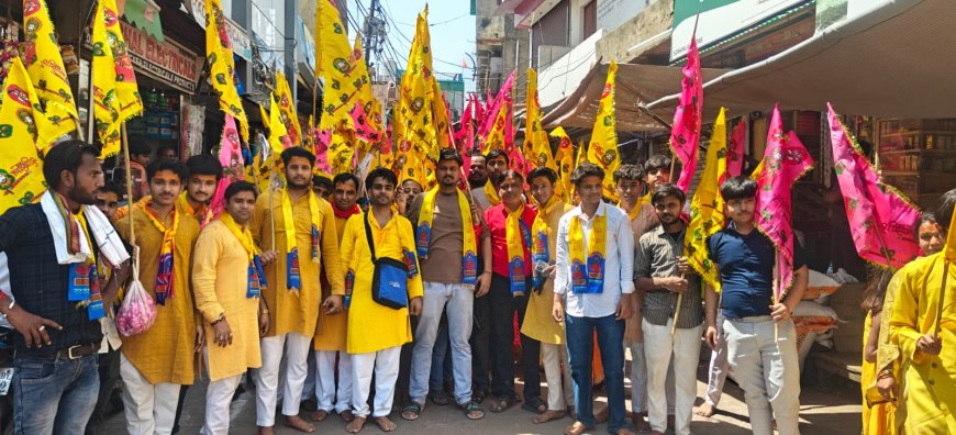 भव्य निशान यात्रा में खाटू नरेश के जयकारों से गूंजा फतेहपुर सीकरी