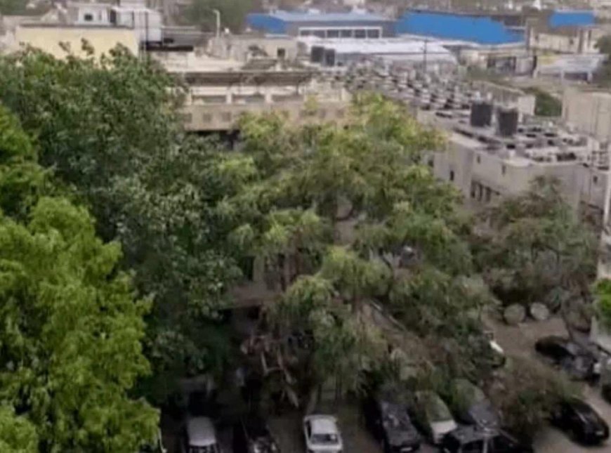 तेज हवाओं और बूंदाबांदी से बदला आगरा का मिजाज, 3-4 अप्रैल को फिर बारिश के आसार