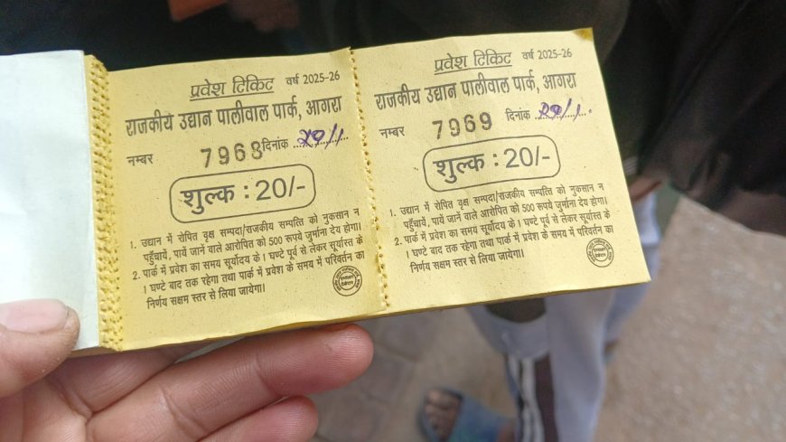 पालीवाल पार्क बना ‘वसूली का अड्डा’: 10 की जगह 20 का टिकट, पार्किंग भी अवैध, उद्यान अधीक्षक बोले- कल ही एक्शन लेंगे