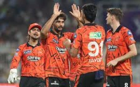 हैदराबाद ने कोलकाता नाइट राइडर्स 65 रन से हराया,  सीजन की पहली जीत दर्ज की,  बल्लेबाजों के बाद गेंदबाजों ने किया कमाल