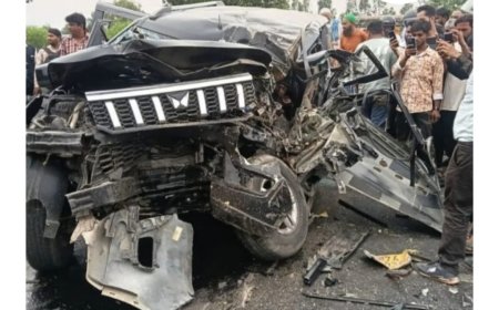 बरेली में तेज रफ्तार का कहर: बाइक को चपेट में लेते हुए खड़े टैंकर में जा घुसी बोलेरो, पांच लोगों की मौके पर दर्दनाक मौत