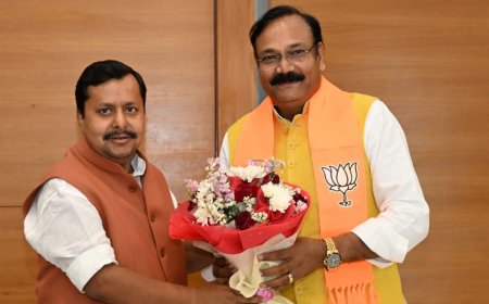 भाजपा के स्थापना दिवस पर किसान मोर्चा अध्यक्ष राज कुमार चाहर ने राष्ट्रीय अध्यक्ष नितिन नवीन से की मुलाकात, चुनाव पर चर्चा