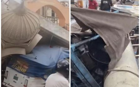 आगरा में मौसम का तांडव, तेज आंधी-बारिश से यूनिपोल गिरा, पेड़ टूटे, सीएम योगी के कार्यक्रम स्थल पर भी अफरातफरी