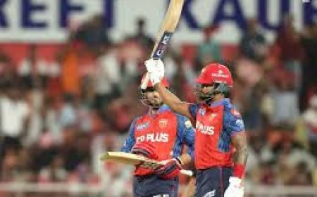 पंजाब किंग्स की आईपीएल में चौथी जीत,   220 का टारगेट किया पार,  सनराइजर्स हैदराबाद को छह विकेट से हराया