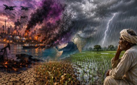 खाड़ी की जंग का धुआं: मानसून पर मंडराता पर्यावरणीय संकट और भारत के लिए दोहरी मार