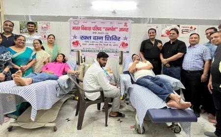 रक्तदान से जीवनदान: आगरा में 45 यूनिट खून देकर युवाओं ने दिया समाज को बड़ा संदेश