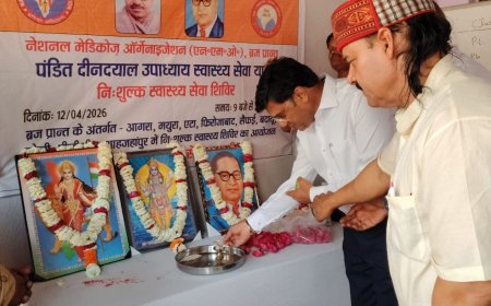 एसएन के डॉक्टर व छात्रों ने पेश की सेवा की मिसाल, 1750 मरीजों का इलाज, स्वास्थ्य सेवा यात्रा में उमड़ा सेवा भाव